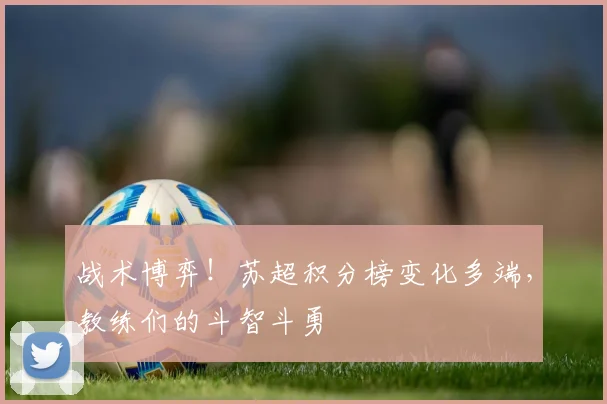 战术博弈!苏超积分榜变化多端,教练们的斗智斗勇